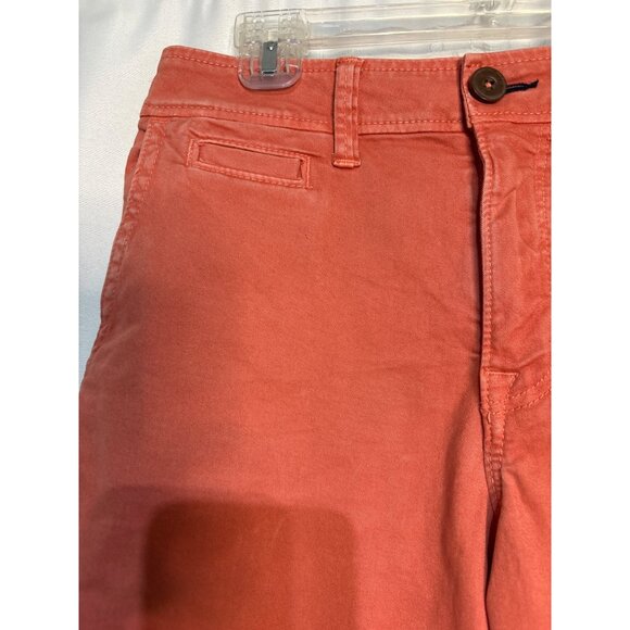 American Eagle Outfitters Mens Active Flex Coral Chino Shorts Size 32 - Picture 2 of 8